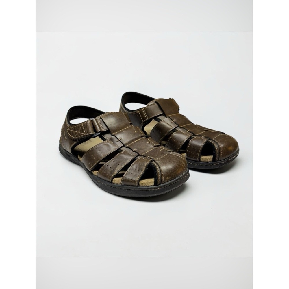 Croft & Barrow Mens Fisherman Sandals Size 11 Coastal Resort Beach Euro Summer